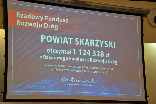 plansza z kwotą dofinansowania